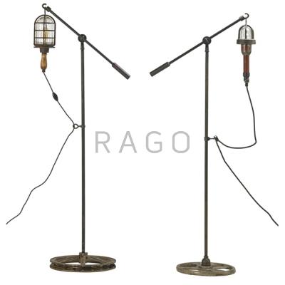 Appraisal: JASON WEIN b CLEVELAND ART Pair of floor lamps Cleveland