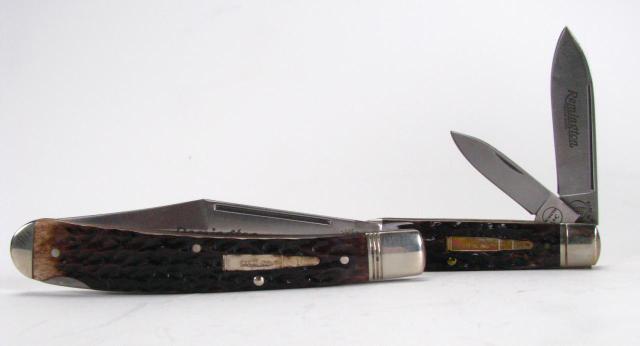 Appraisal: Two Remington Silver Bullet Collector's Edition folding knives including Ranch