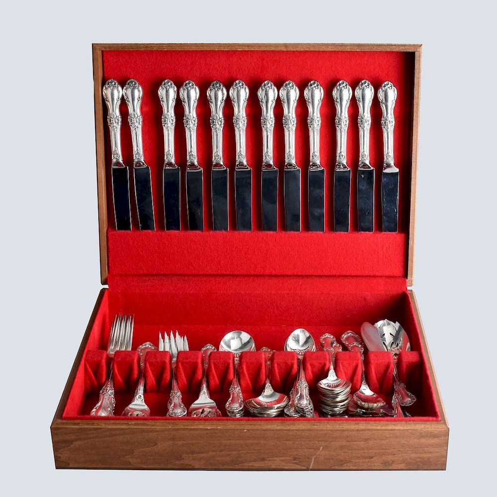 Appraisal: International Silver Co Sterling Flatware Eighty Eight Piece International Silver