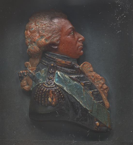 Appraisal: WAX PORTRAIT OF JOHN JERVIS ST EARL OF ST VINCENT