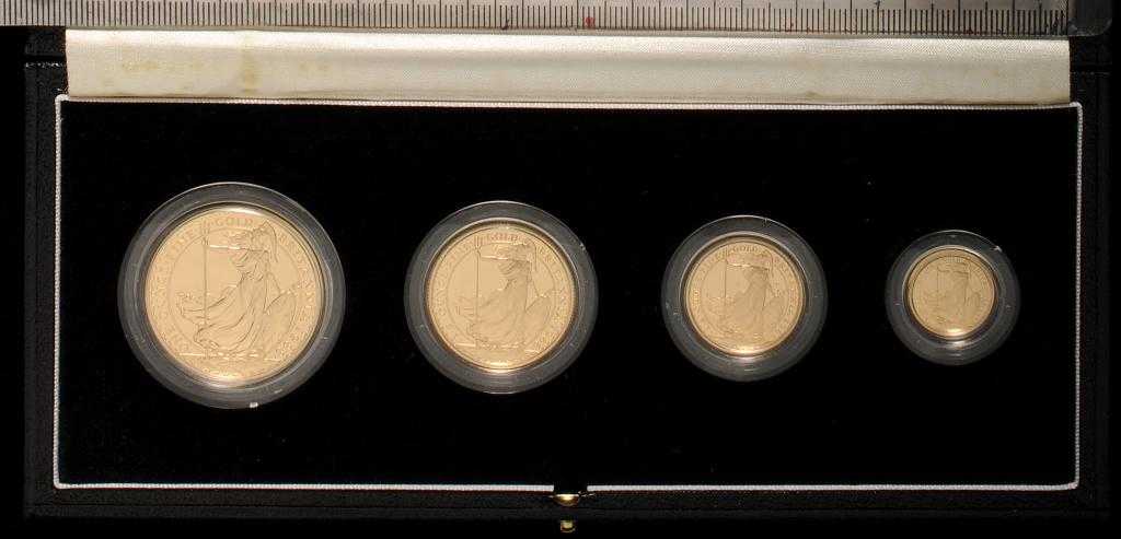 Appraisal: ELIZABETH II BRITANNIA GOLD PROOF SET case of issue g