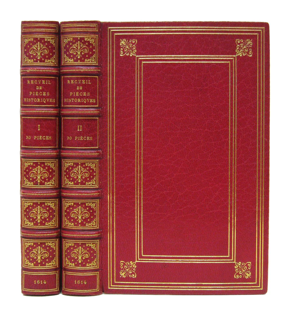 Appraisal: RECUEIL DE PI CES HISTORIQUES spine titles volumes containing pamphlets