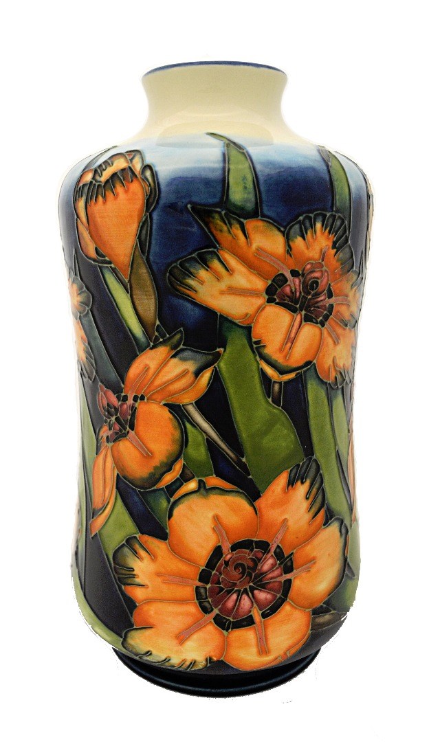 Appraisal: A Moorcroft 'Spiraxia' vase by Emma Bossons circa limited edition