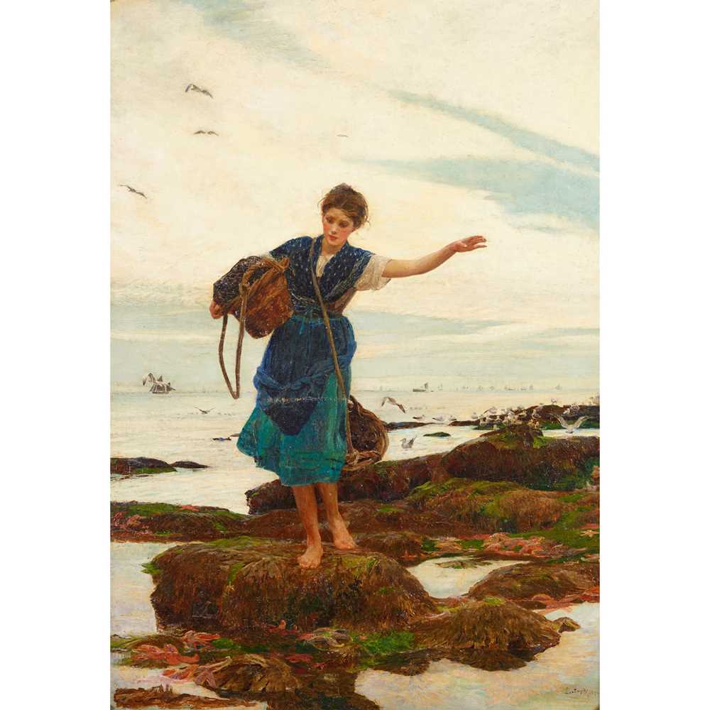 Appraisal: LIONEL PERCY SMYTHE BRITISH - THE FISHER GIRL Signed and