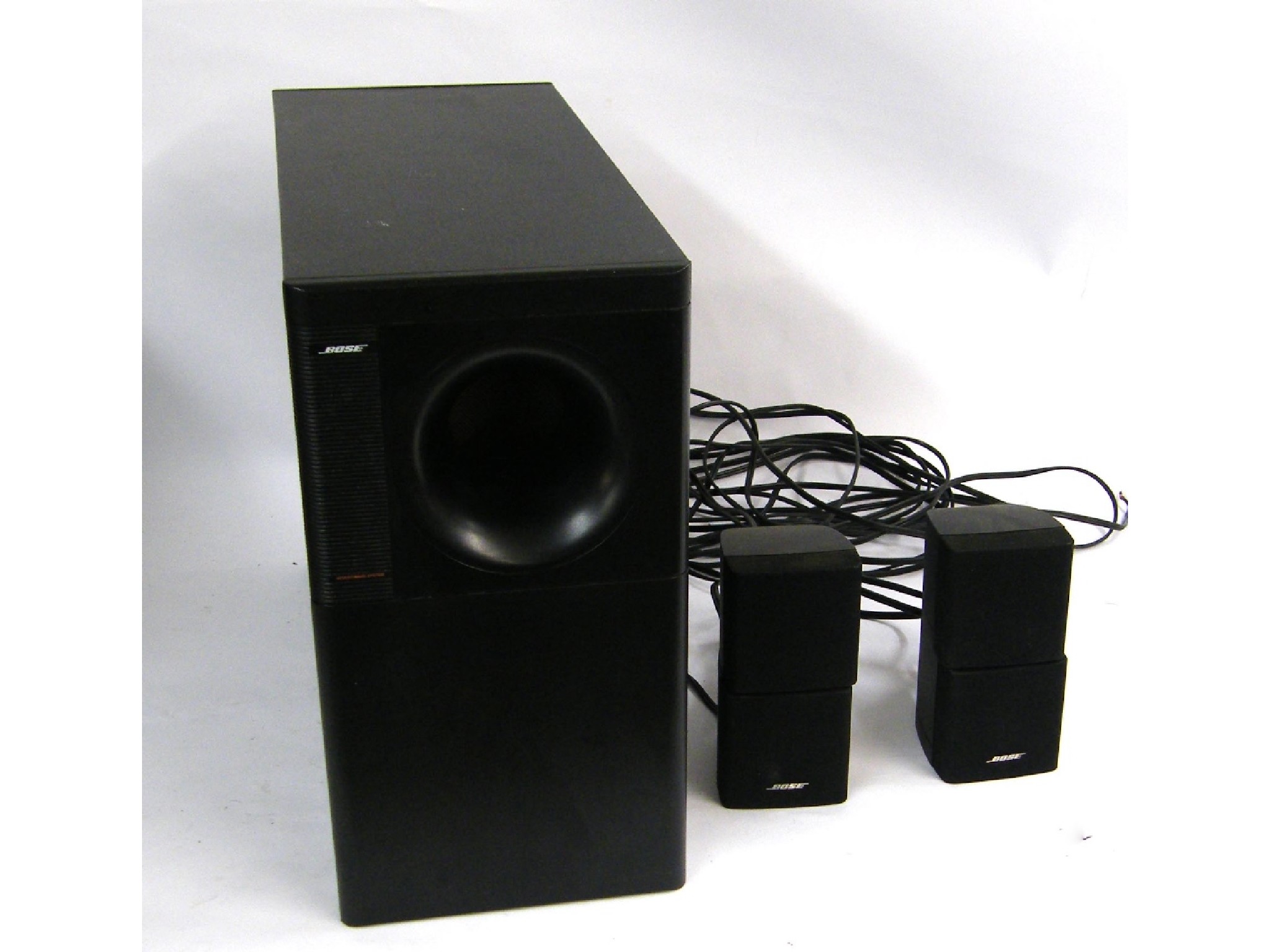 Appraisal: Bose Acoustimass series III direct reflecting speaker system including sub-woofer