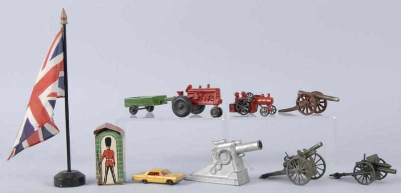 Appraisal: Large Lot of Miscellaneous Metal Vehicle Toys Description Includes tractor