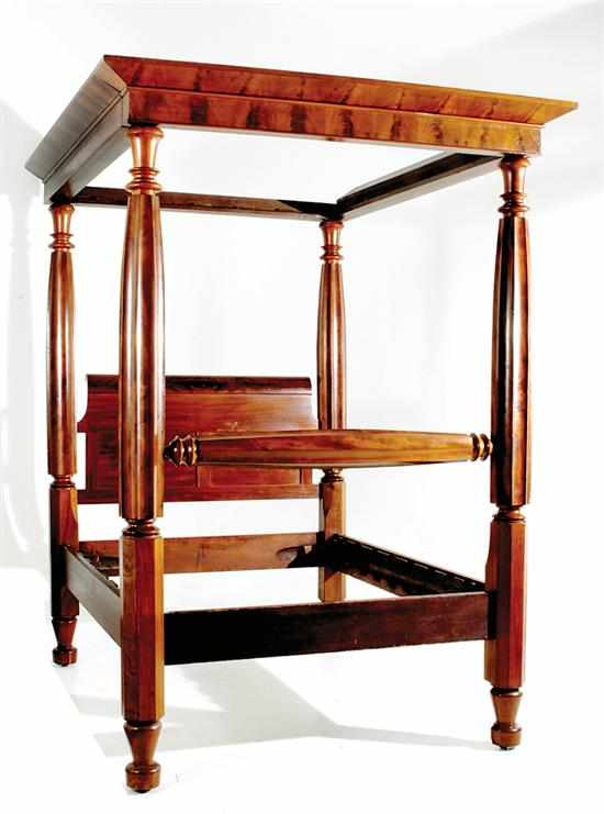 Appraisal: American Classical mahogany tester bed lower Mississippi River Valley circa