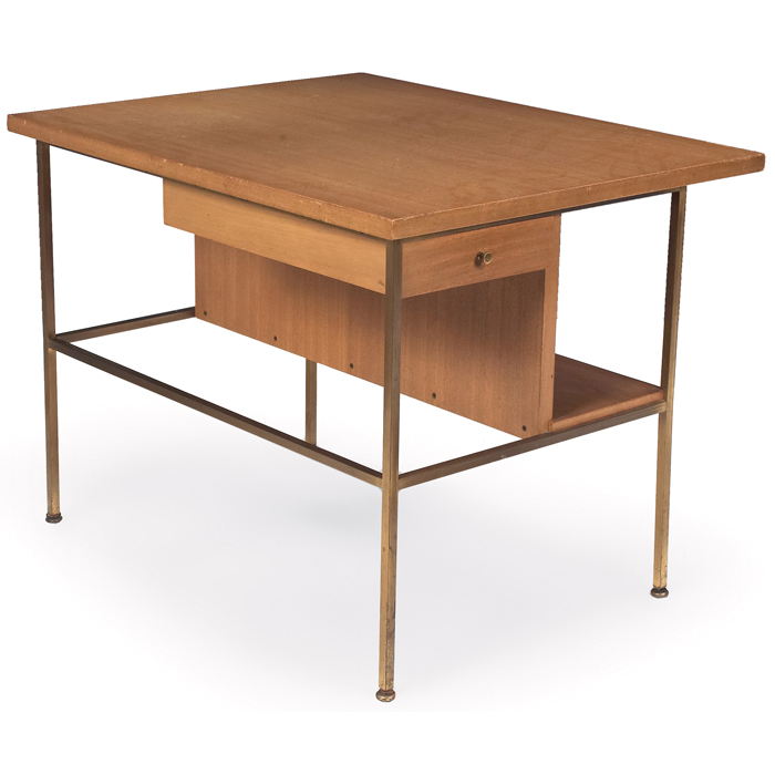 Appraisal: Paul McCobb Irwin Collection end table by Directional mahogany top