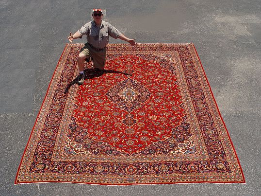 Appraisal: HANDMADE IRANIAN ORIENTAL CARPET ' x ' ''