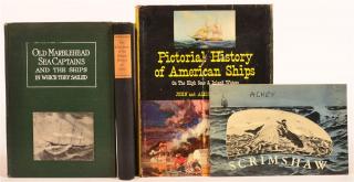 Appraisal: vols Books on Marine Subjects Scrimshaw Old Marblehead Sea Captains