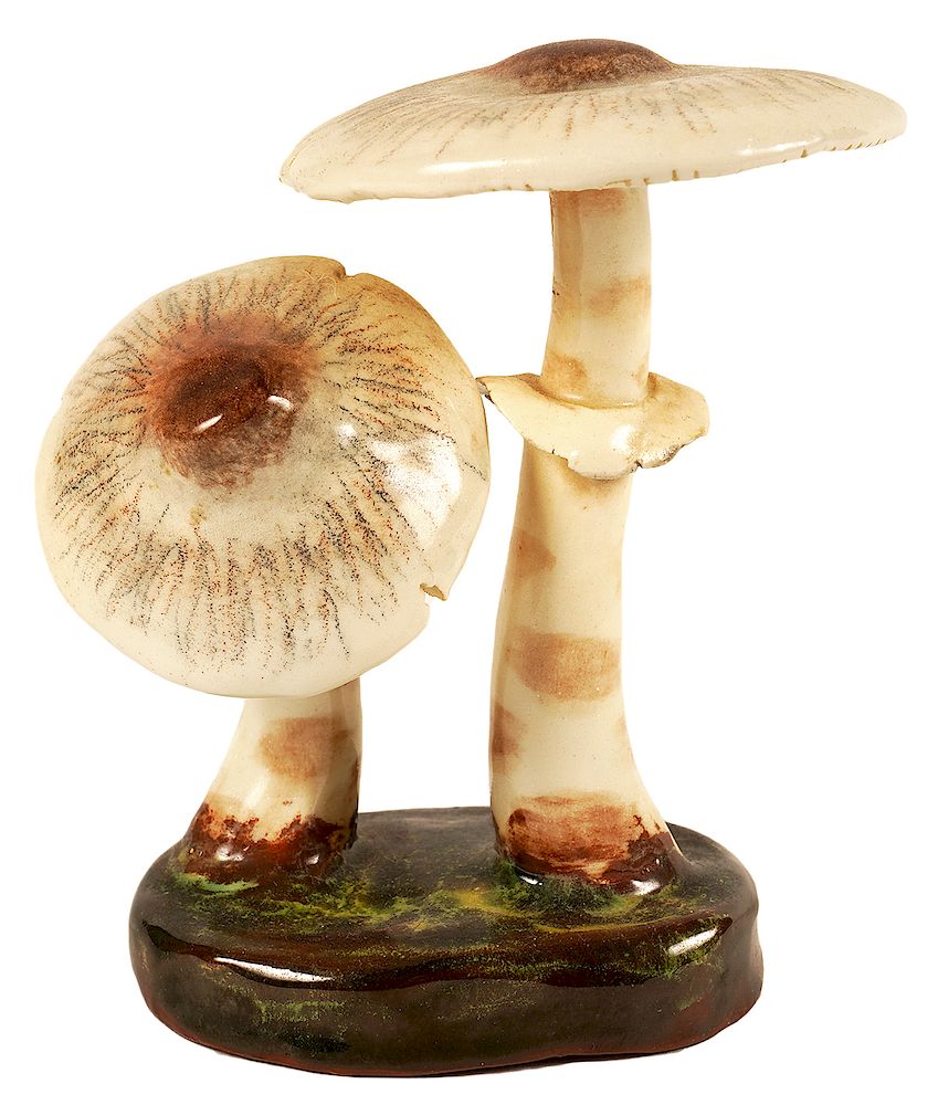 Appraisal: Lorenzen 'Lepiota Gracilenta' Pottery Mushroom Ernst Alma Lorenzen mushroom 'Lepiota