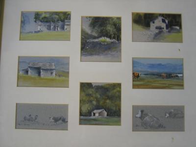 Appraisal: BRIAN IRVING Contemporary Dales Scenes a set of six small