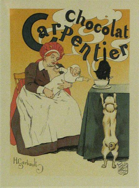 Appraisal: Henry Gerbault French - Chocolat Carpentier from Le Ma tres