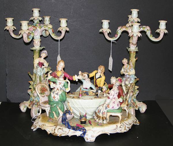 Appraisal: An assembled group of Continental porcelain first quarter th century