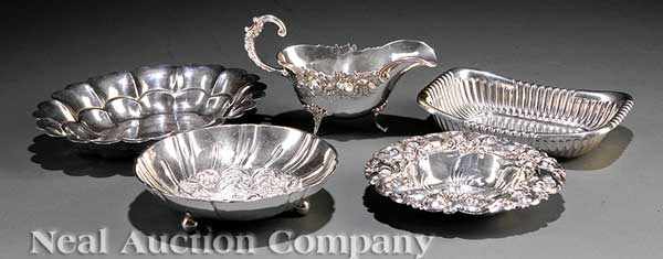 Appraisal: A Group of Small Antique and Vintage American Sterling Silver