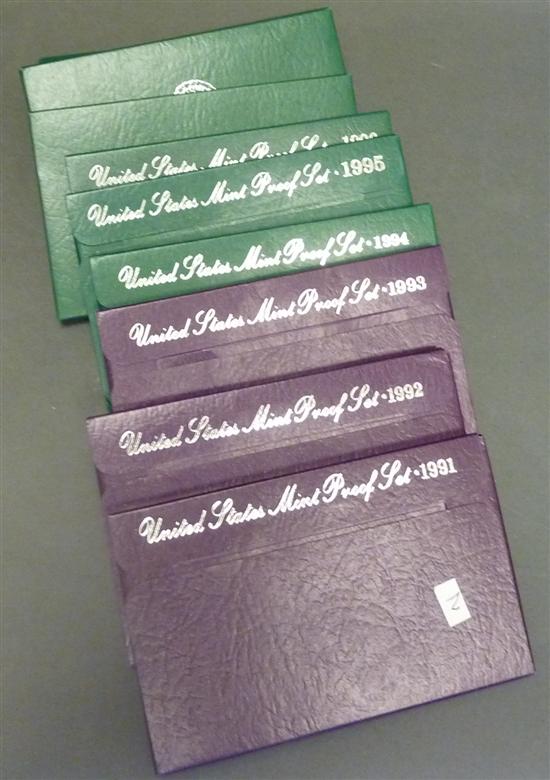 Appraisal: Lot of US proof sets -