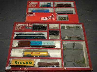 Appraisal: Lima O Gauge Goods Sets consisting of Continental Diesel with