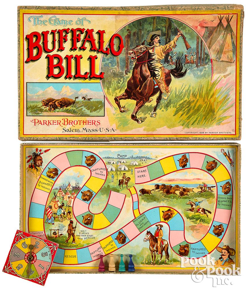 Appraisal: Parker Bros Game of Buffalo Bill ca Parker Bros Game