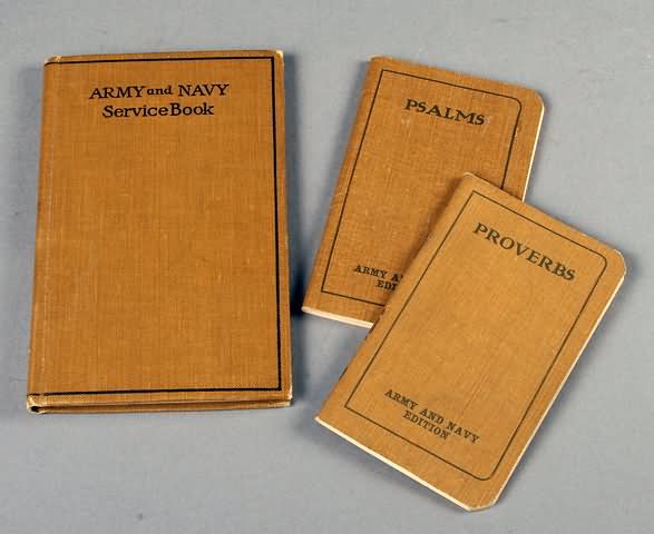 Appraisal: WWI books Army and Navy Service Book dated identified Book