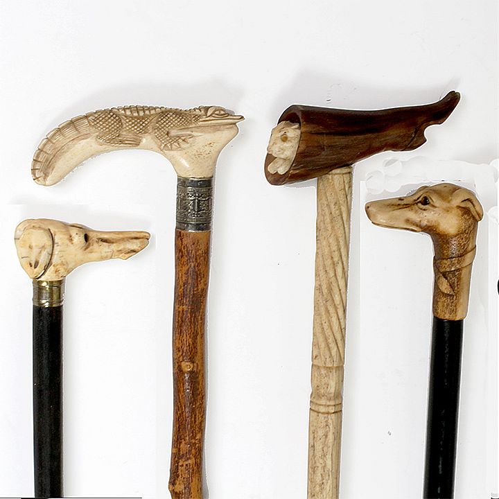 Appraisal: Collection of Children's Canes Ca - - A collection of