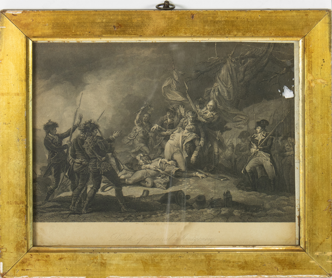 Appraisal: PRINT AFTER JOHN TRUMBULL After John Trumbull American - Death