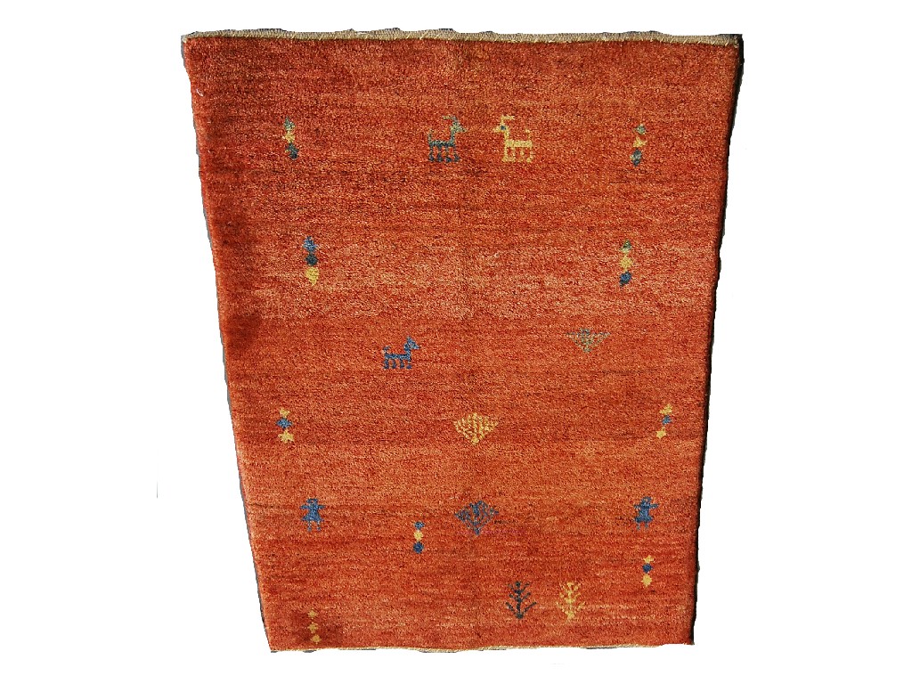 Appraisal: Persian Gabbeh small rug modern