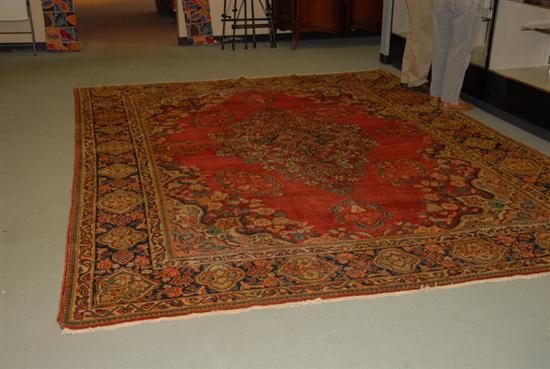 Appraisal: An Old Persian Mahal Rug ' x '