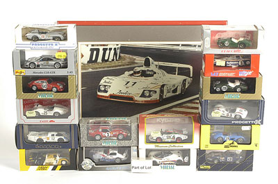 Appraisal: Racing Car Collection to include Trofeu No Porsche Le Mans