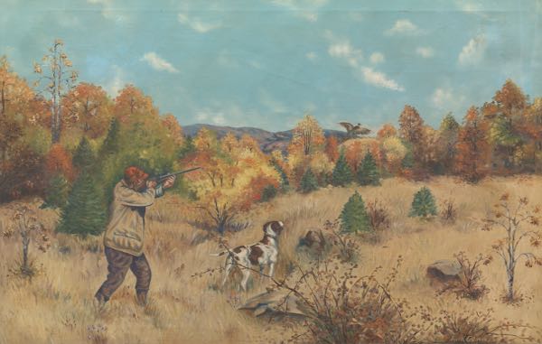 Appraisal: FRANK COLEMAN LATE TH EARLY TH CENTURY x Pheasant hunter