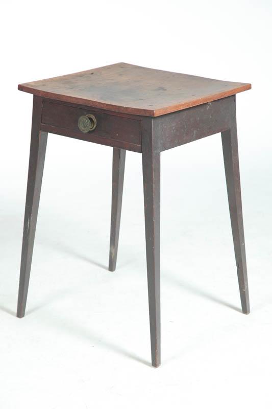 Appraisal: FEDERAL STAND American early th century walnut and popular Single