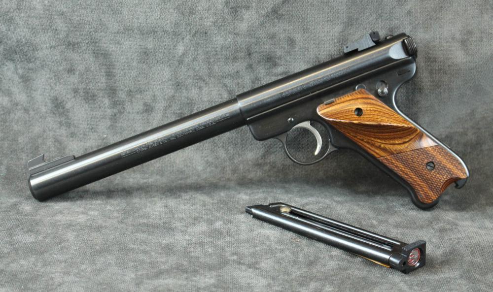 Appraisal: RUGER MK II TARGET SEMI AUTOMATIC PISTOL lr caliber Great