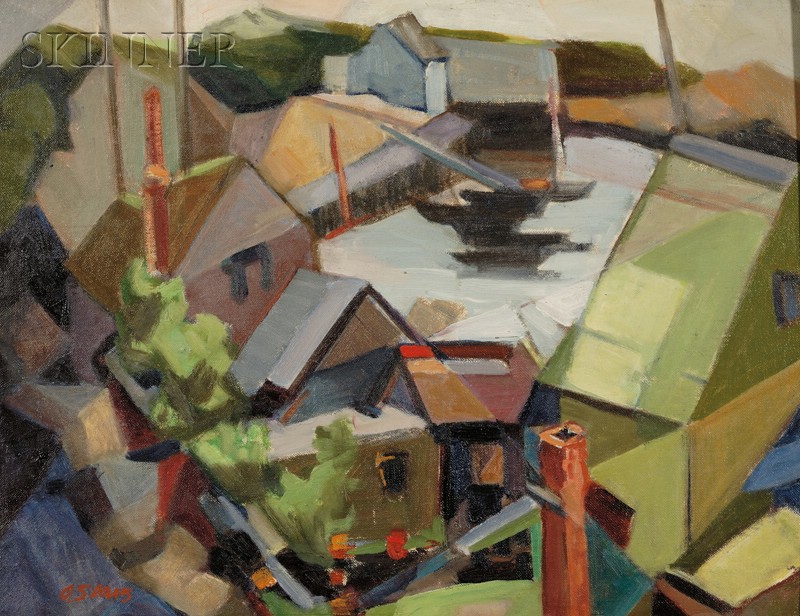 Appraisal: Olga Itasca Sears American - Pigeon Cove A Massachusetts View