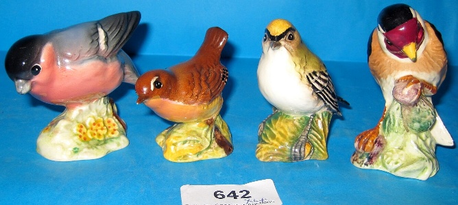 Appraisal: Beswick Goldfinch Goldcrest Wren A and Bullfinch A tiny nick