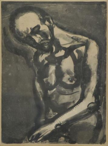 Appraisal: ROUAULT Georges Le Dur M tier de Vivre Etching Aquatint