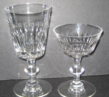 Appraisal: HAWKES CUT GLASS STEMWARE Twenty-two pieces in two sizes eleven