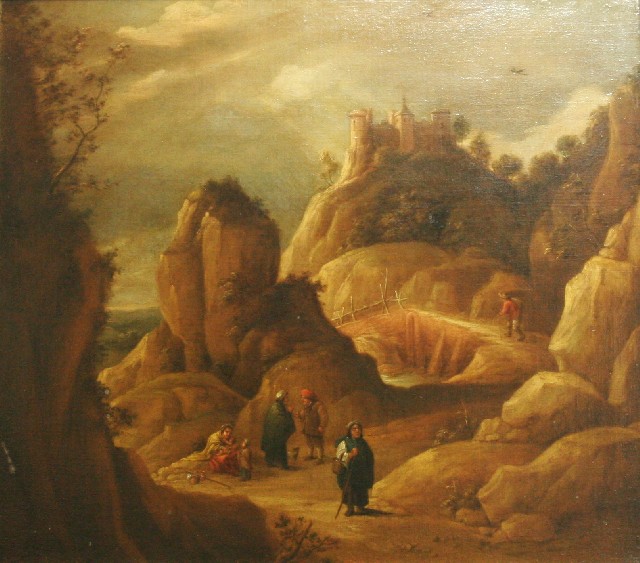 Appraisal: Follower of David Teniers Flemish - Classical Landscape with Figures