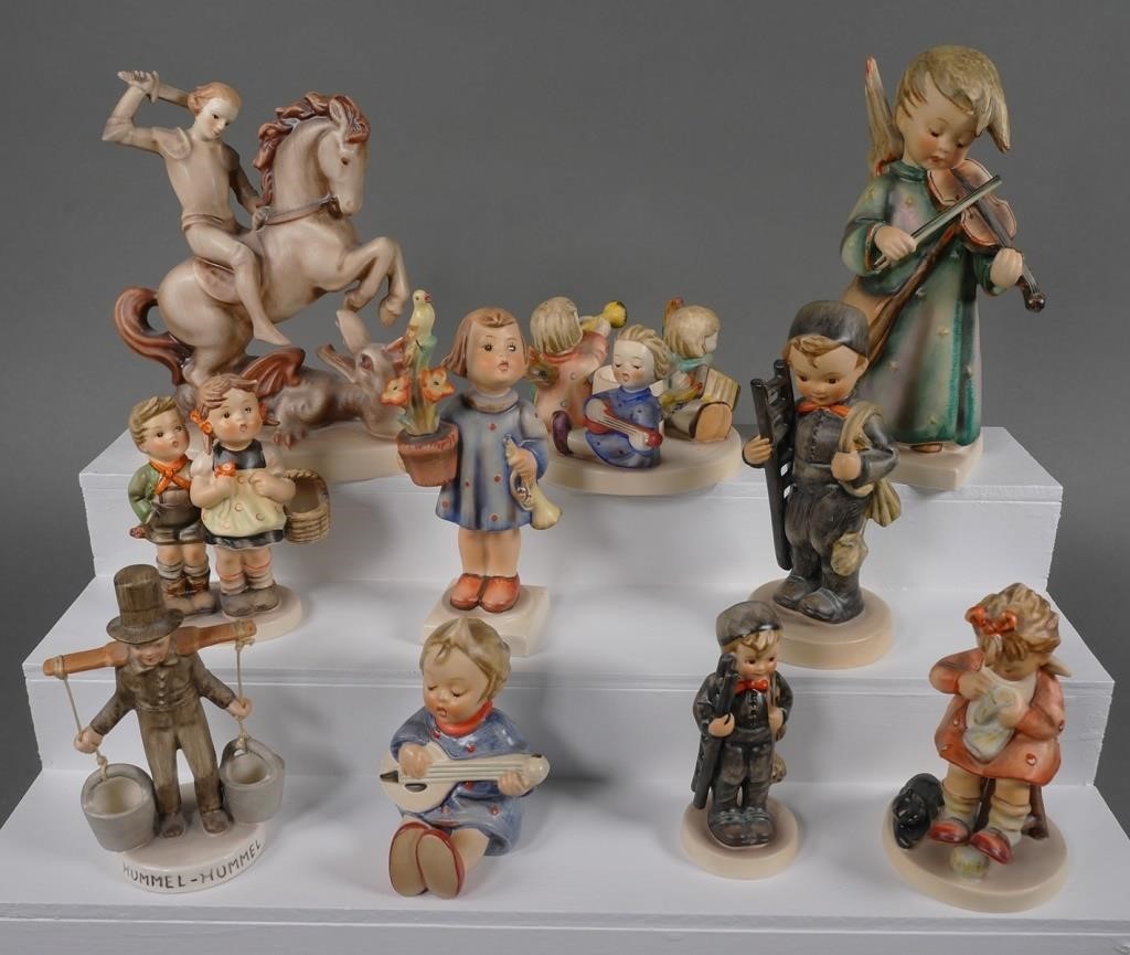 Appraisal: Collection of Hummel figurines TMK- Hummels included Celestial Musician Hum