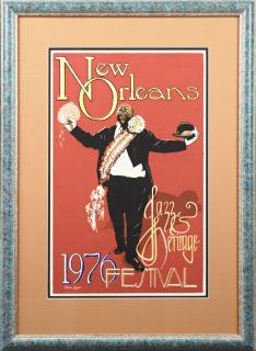 Appraisal: New Orleans Jazz and Heritage Festival Poster New Orleans Jazz