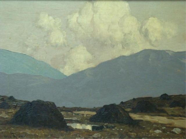 Appraisal: HENRY Paul O B Landscape with Clouds Shadows signed lower