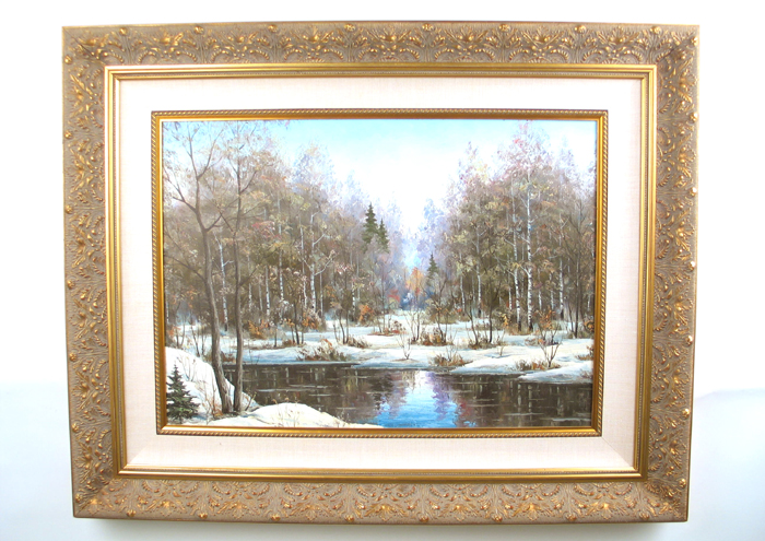 Appraisal: C A KUZNETSOFF Russian th century Oil on canvas First