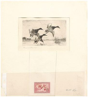 Appraisal: Benson Federal duck stamp print Frank Weston Benson American -