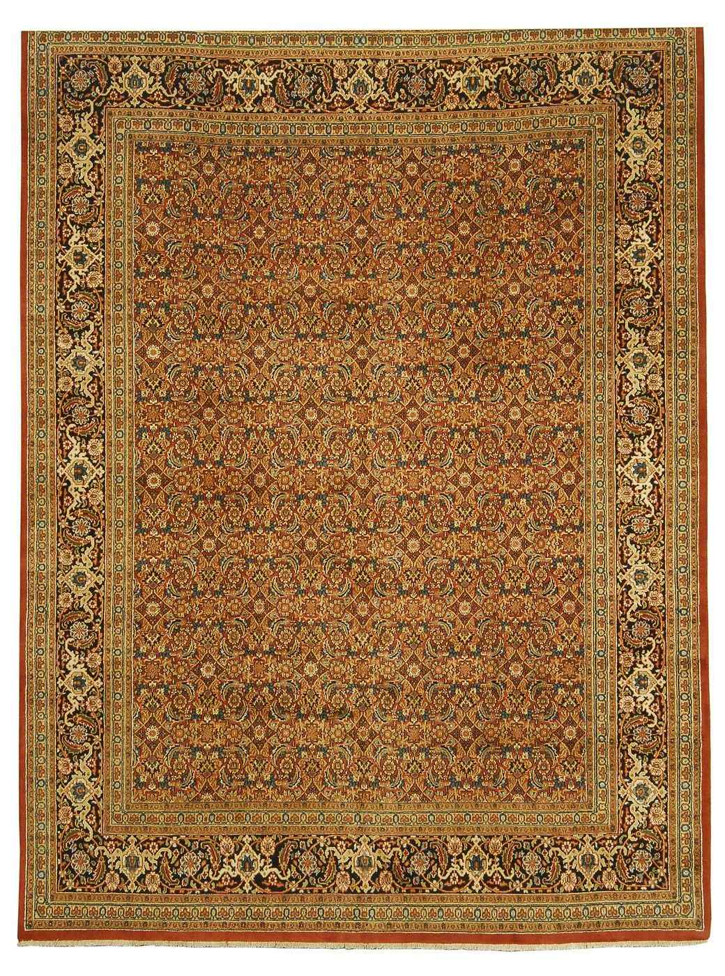 Appraisal: ORIENTAL RUG BIDJAR DESIGN ' x ' '' Several rows