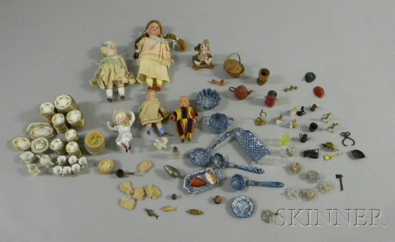 Appraisal: Group of Dollhouse Dishes and Accessories including kitchen and other