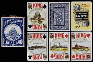 Appraisal: G W Clark Columbian Exposition Souvenir Playing Cards Chicago J