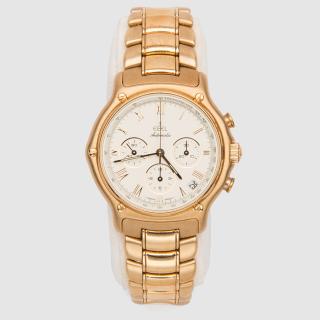 Appraisal: EBEL K Yellow Gold Chronograph Wristwatch EBEL K Yellow Gold