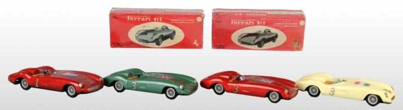 Appraisal: Lot of Tin Ferrari Car Friction Toys Description Japanese Working