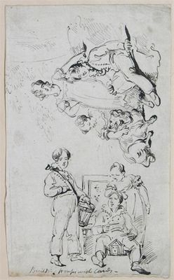 Appraisal: George Chinnery - Two studies of children on one sheet