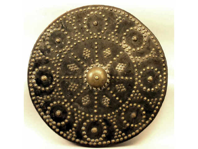 Appraisal: Circa th to th century Scottish targe or shield brass