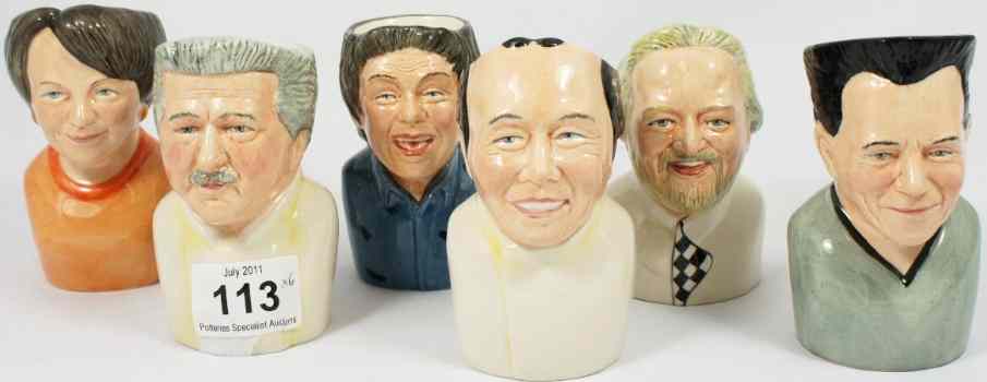 Appraisal: Bairstow Manor set of famous Chefs Eggcups