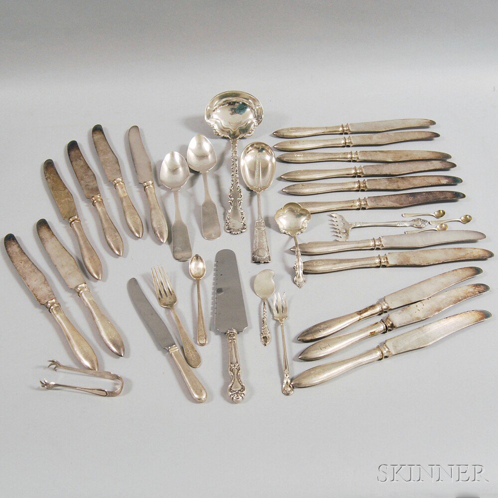 Appraisal: Group of Miscellaneous American Sterling Silver Flatware including a set